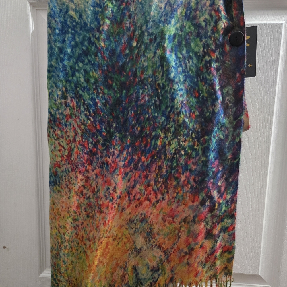 Magic Vibrant Asymmetrical Scarf
